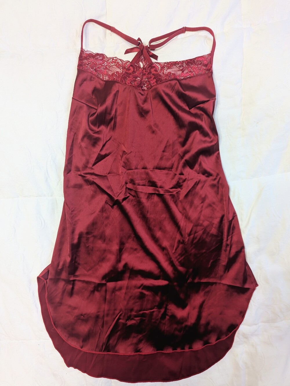 XS  Women's Lingerie Maroon Detailed